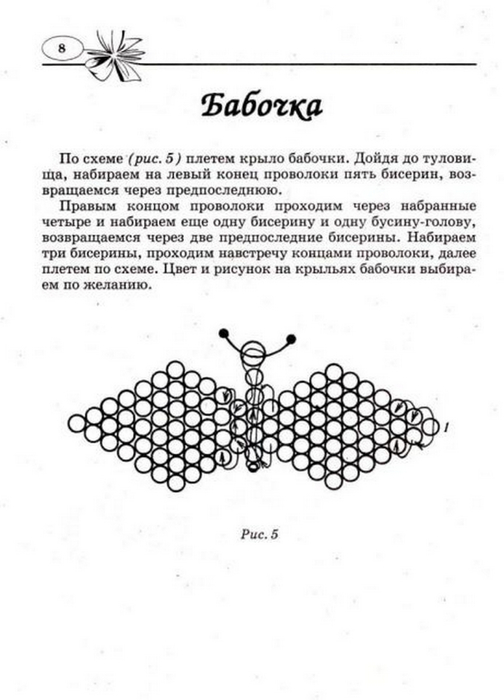 Шапочки из бисера схемы плетения