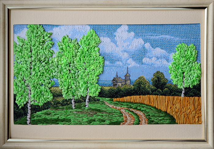 Картина природа своими руками