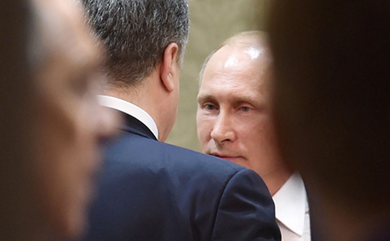 Встреча Путина с Порошенко (550x340, 174Kb)