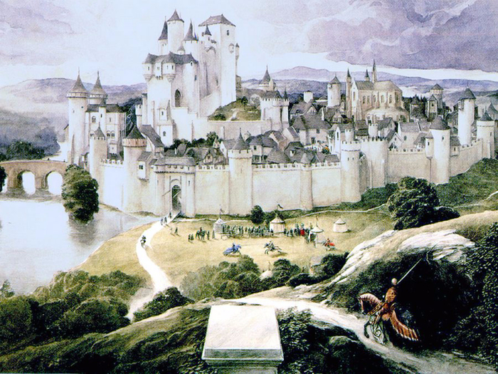 Alan Lee - Camelot. 1984 (700x525, 522Kb)