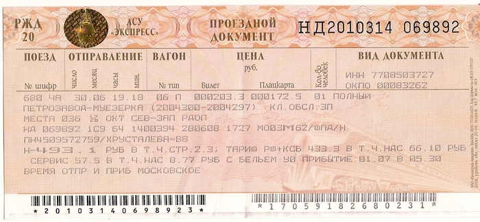 Мурманск жд билеты на поезд