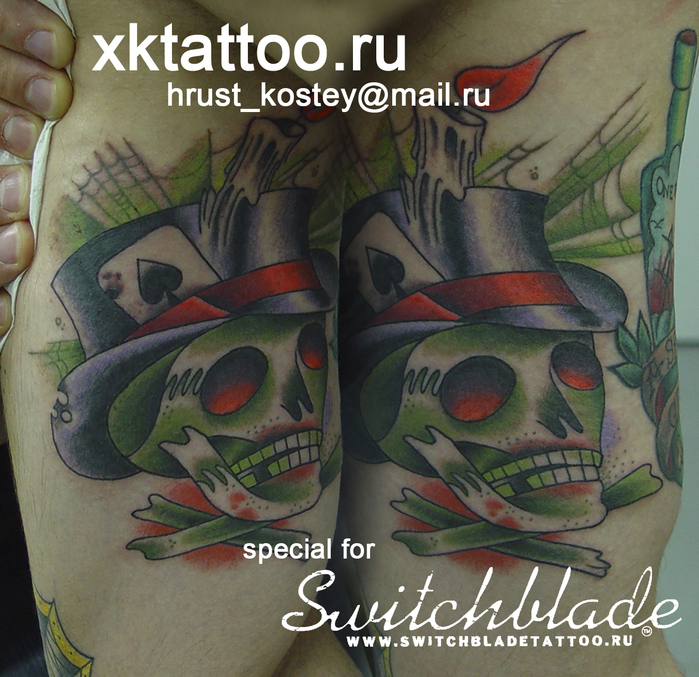 xktattoo_traditional_re4noy_skull_flame1 (699x677, 508Kb)
