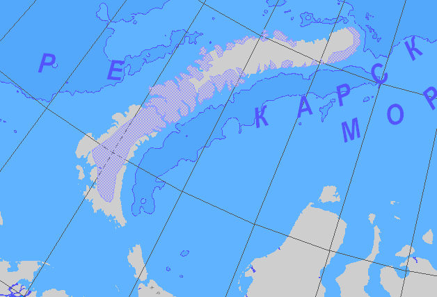 Карские ворота пролив карта