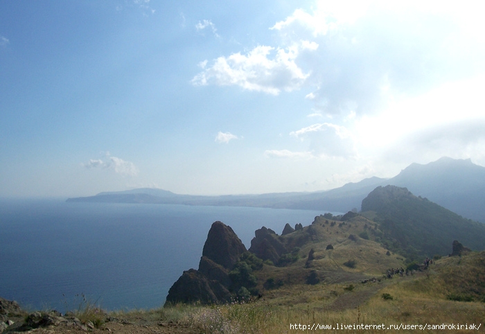 Карадаг фото с моря