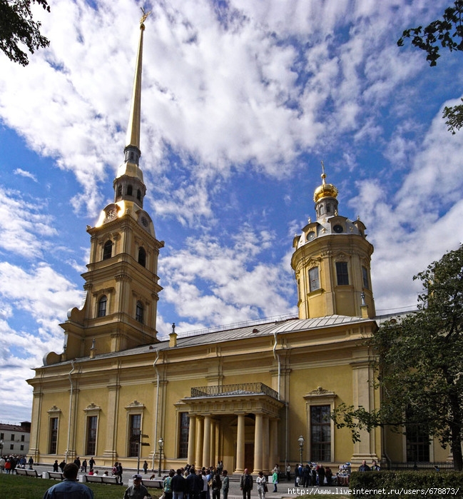 Петропавловский собор 1712 1733 гг