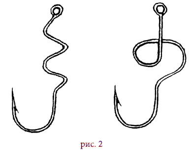 Вязать крючки для рыбалки схема