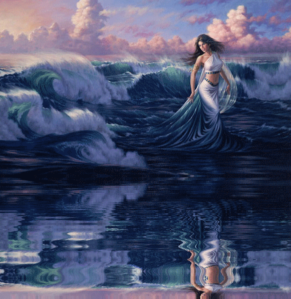 Бегущая по волнам сколько. Девушка Бегущая по волнам. Богиня морской пены. Картина Бегущая по волнам девушка. Афродита из пены морской.