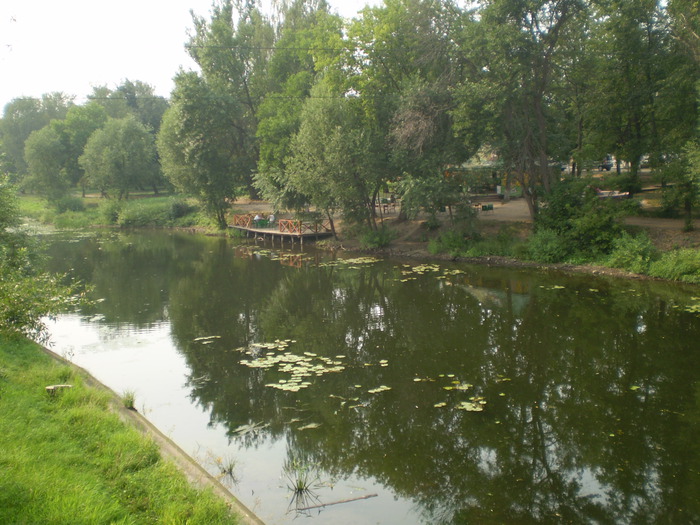 Пейзаж с лодками Переславль Залесский