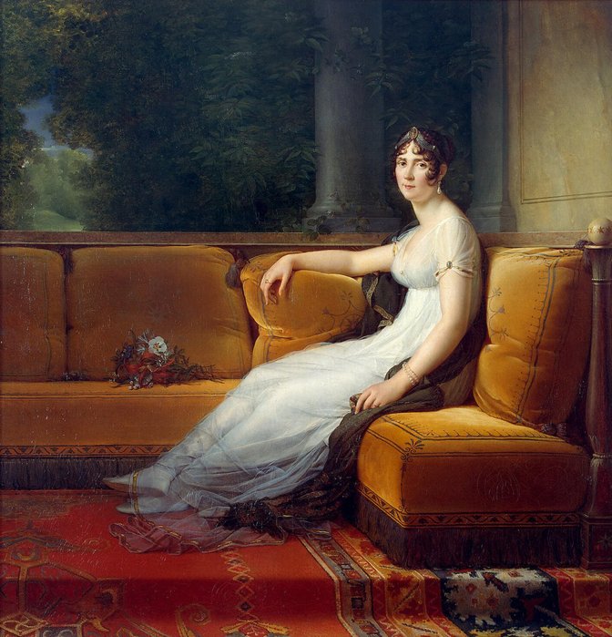 Portrait of the Empress Joséphine, by François Gérard (672x699, 102Kb)