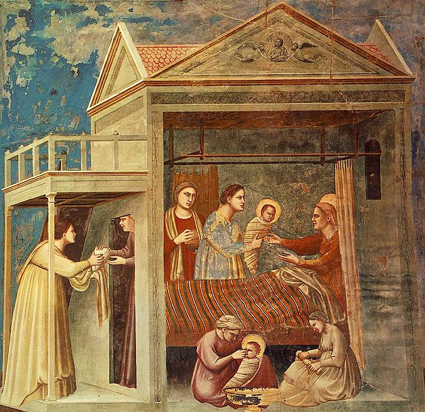 619px-Giotto_-_Scrovegni_-_-07-_-_The_Birth_of_the_Virgin (619x600, 140Kb)