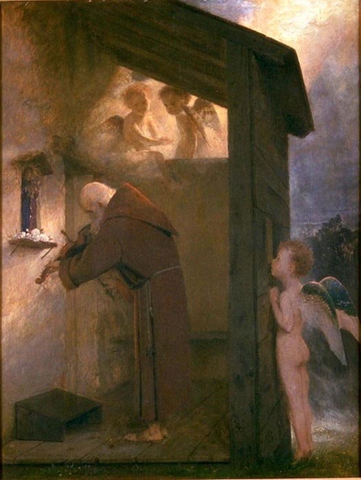Boecklin Arnold 1827 Der einsiedler der geigende eremit (526x700, 62 Kb)