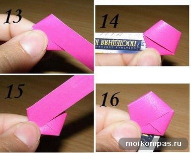 Делаем оригами-гирлянду из бумаги своими руками