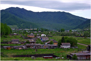 Село черга горный Алтай