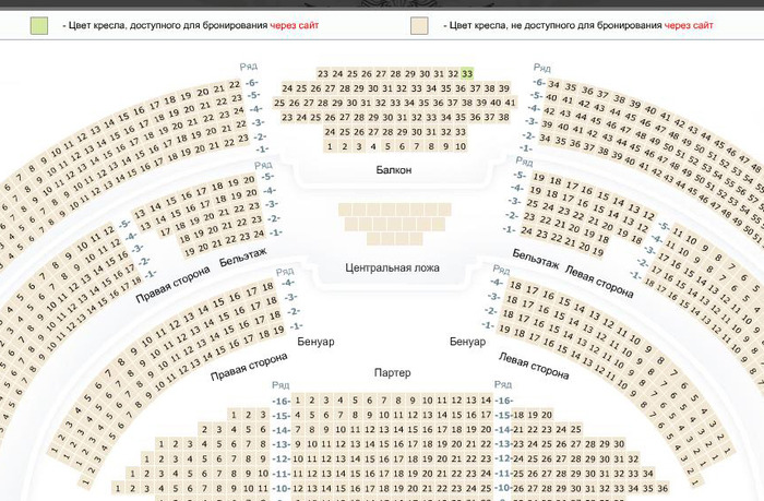 Мариинский театр 2 зал схема зала с местами