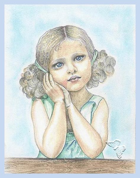 Детский рисунок девочки