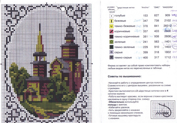 Как по картинке найти схему вышивки крестом