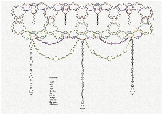 Бисер схемы плетения колье