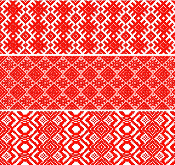 Белорусский орнамент на белом фоне