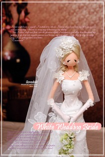 korean white wedding bride doll (210x313, 57Kb)