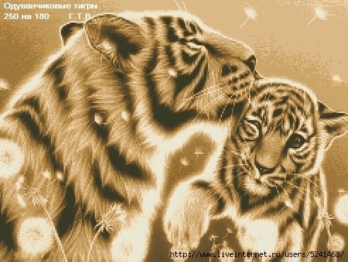 Одуванчиковые тигры (492x371, 146Kb)