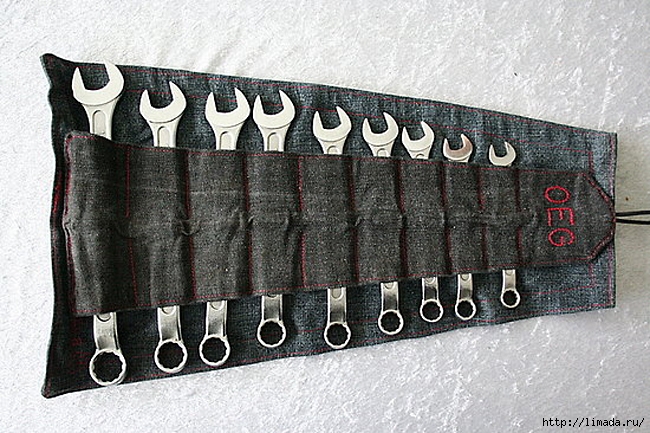 Wrench-Tool-Storage-Made-from-Old-Jeans (650x433, 278Kb)