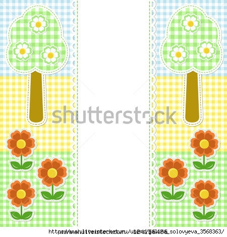 stock-vector-spring-frame-with-flowers-on-textile-background-124156486 (450x470, 152Kb)