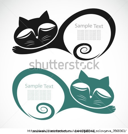 stock-vector-the-design-of-the-cat-on-white-background-144568040 (450x470, 85Kb)