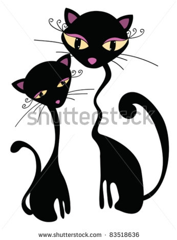 stock-vector-two-beautiful-black-cats-with-long-neck-and-big-eyes-83518636 (346x470, 52Kb)