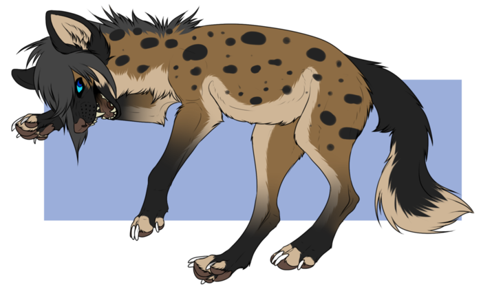 Furry hyena