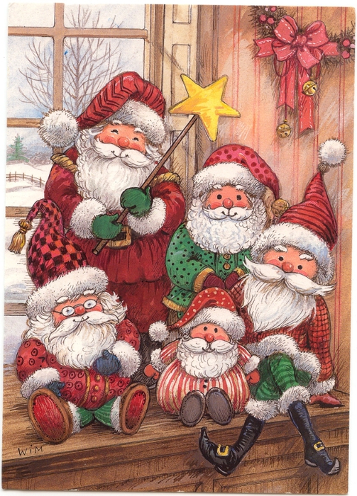 different-santa-greeting-card (503x700, 363Kb)