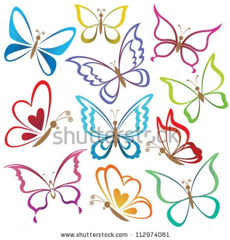 stock-vector-set-abstract-butterflies-coloured-contour-silhouettes-on-white-background-vector-112974061 (450x470, 141Kb)