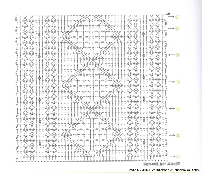 262 узора крючком японская книжка со схемами