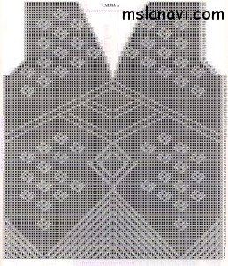 Ажурный-пуловер-спицами-схемы-258x300 (258x300, 148Kb)