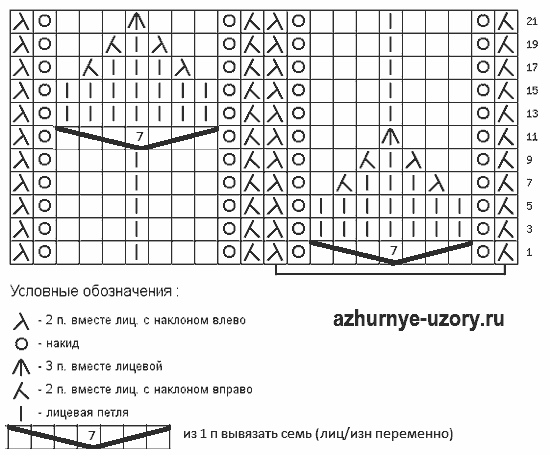 Shema-vyazaniya-22x11-spitsami (550x455, 8Kb)