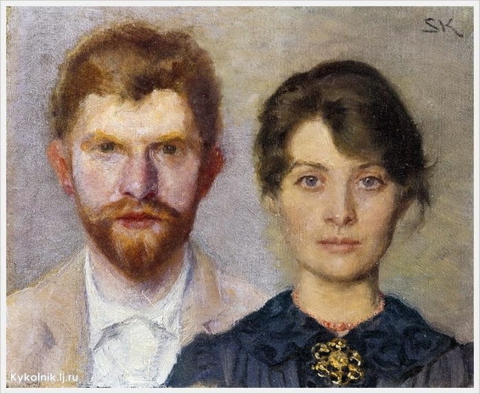 1890_Kroyer_Peder_Severin_Danish_1851_1909_Marie_Kroyer_Danish_1867_1940_Double_Portrait_ (700x574, 174Kb)