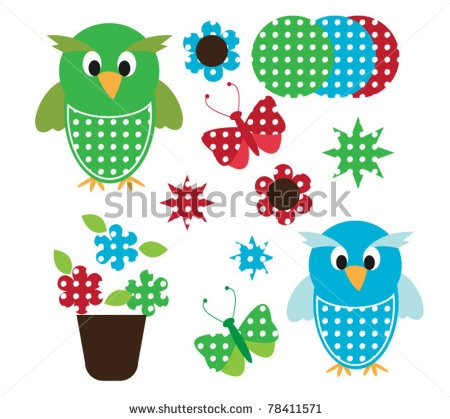 stock-vector-owl-with-butterflies-and-plants-78411571 (450x419, 104Kb)