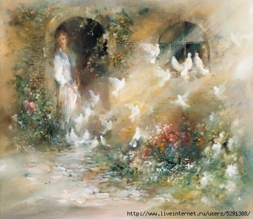 Willem-Haenraets.-Vozdushnaya-zhivopis.-Lady-with-pigeons (506x439, 133Kb)