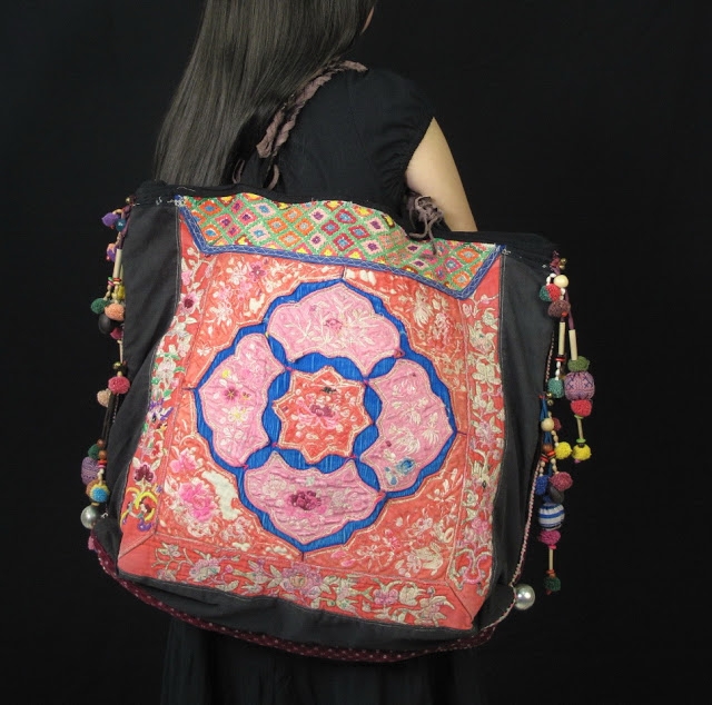 Antique Textile Hill Tribe Oversize women bag 2 (640x634, 240Kb)