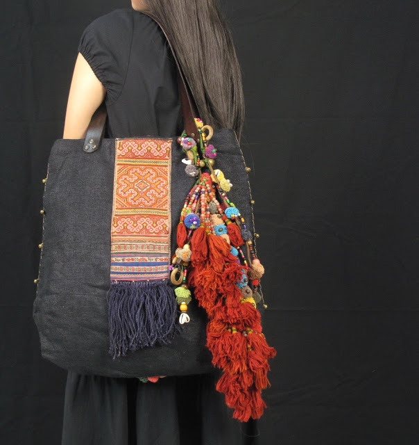 Black Hemp Hill Tribe Embellishment Hippie Boho Bag 2 (604x640, 190Kb)