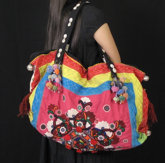 Vivid Hippie Bag Vintage Tribal Fabric 4 (640x634, 232Kb)