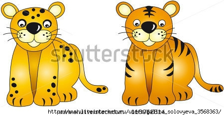 stock-photo-tiger-and-panther-118962814 (450x235, 87Kb)