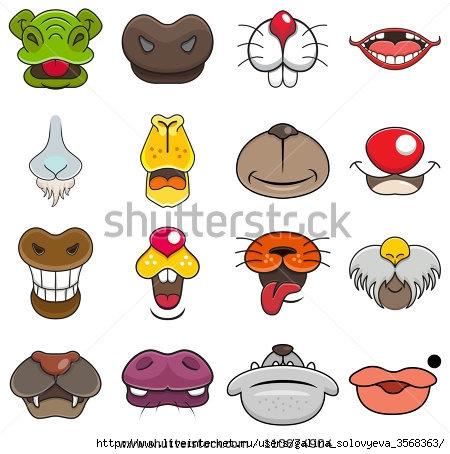 stock-vector-a-vector-illustration-of-different-wild-animals-mouth-cartoons-110674904 (450x454, 115Kb)