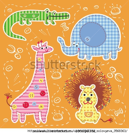 stock-vector-vector-illustration-with-application-lion-crocodile-giraffe-elephant-106600382 (450x470, 173Kb)