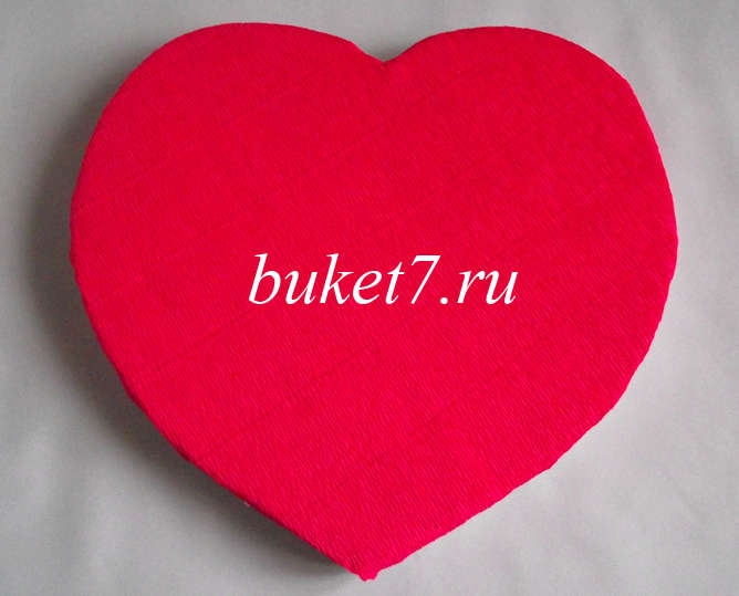 Подарок сердце из конфет. Фото. МК