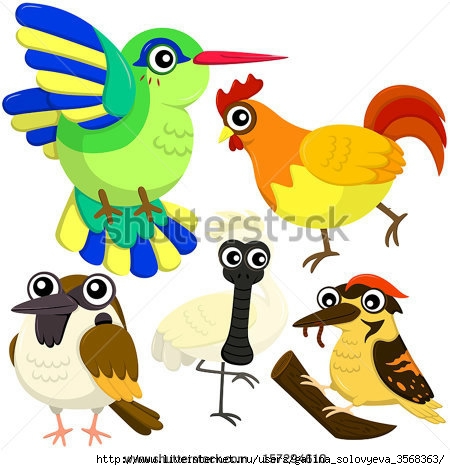 stock-vector-five-colorful-cute-birds-with-white-background-157294610 (450x470, 126Kb)