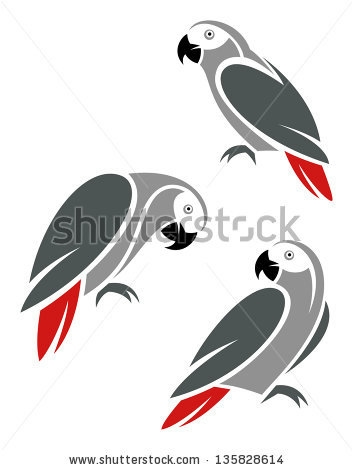 stock-vector-stylized-african-grey-parrot-135828614 (353x470, 49Kb)