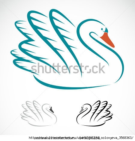 stock-vector-vector-image-of-swans-149035220 (450x470, 96Kb)