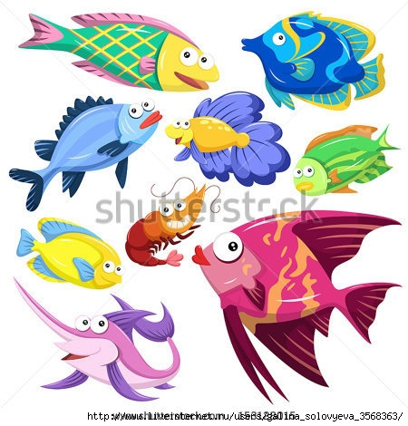 stock-vector-cartoon-sea-animals-collection-with-white-background-153128015 (450x470, 151Kb)