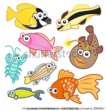 stock-vector-cartoon-sea-animals-set-with-white-background-145554469 (450x470, 153Kb)