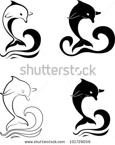 stock-vector-silhouettes-of-the-dolphins-101729059 (374x470, 67Kb)